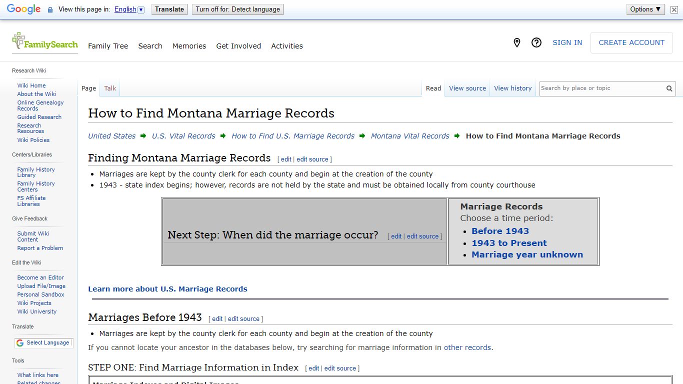 How to Find Montana Marriage Records • FamilySearch