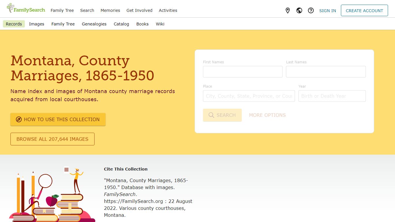 Montana, County Marriages, 1865-1950 • FamilySearch